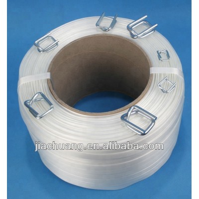 100% Polyester Fiber Packing strap composite made in China 19mm